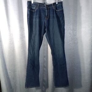 Mid Rise Dark Wash Jeans